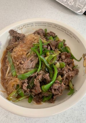 牛肉と春雨のピリ辛炒め-レシピのメイン写真