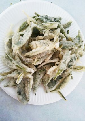 和風!つみたてお茶の葉の天ぷら♪-レシピのメイン写真