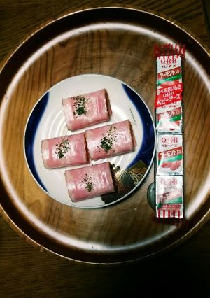 ベビーチーズのベーコン巻き(^q^)☺⛄-レシピのメイン写真