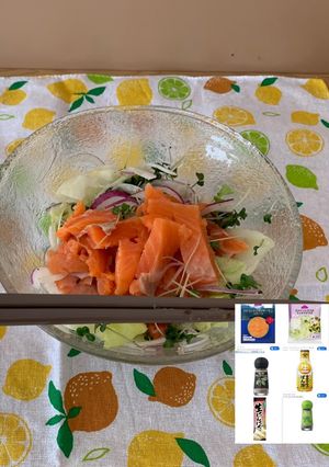 ayaさん風《美肌効果◎サーモンサラダ》-レシピのメイン写真