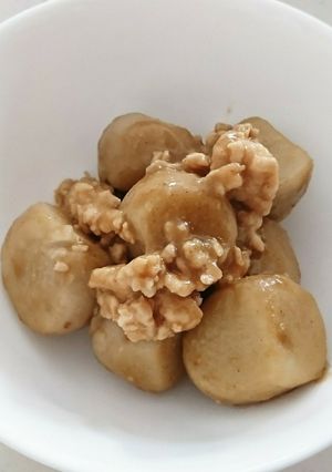 里芋の味噌そぼろ煮-レシピのメイン写真