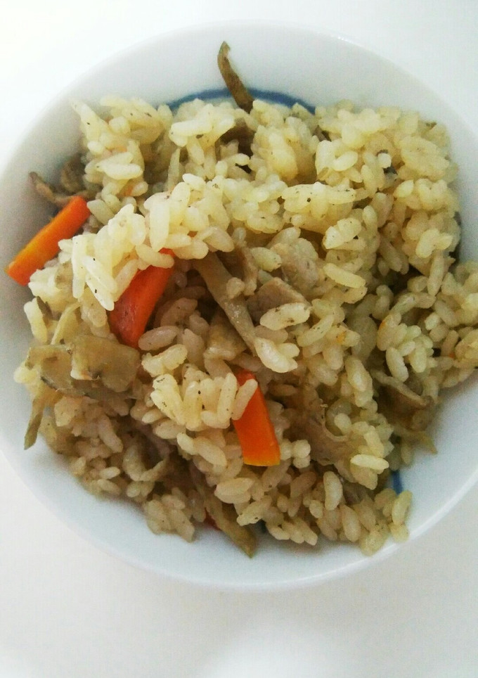 豚肉ときのこの炊き込みご飯-レシピのメイン写真