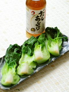 チンゲンサイのだしあんかけ-レシピのメイン写真
