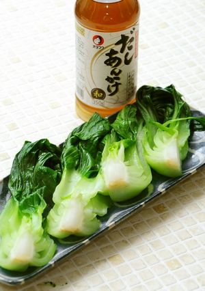 チンゲンサイのだしあんかけ-レシピのメイン写真