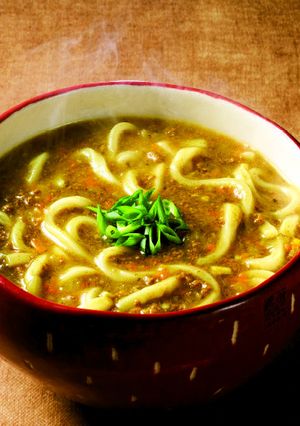 和風だしで☆キーマカレーうどん-レシピのメイン写真
