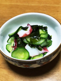 タコときゅうりとわかめの酢の物-レシピのメイン写真