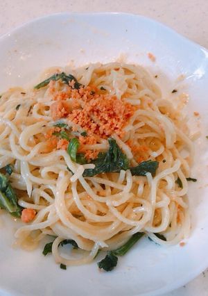 レンジで簡単！蒸し麺で、鮭クリームパスタ-レシピのメイン写真