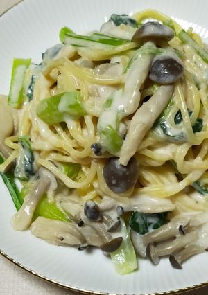 冷凍パスタでワンパンたらこクリームパスタ-レシピのメイン写真