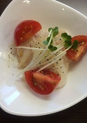 ホタテのカルパッチョ（透析食）-レシピのメイン写真