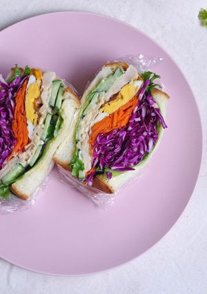 萌え断!わんぱくサンド-レシピのメイン写真