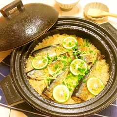 รูปของ さんまご飯 炊き込みご飯 土鍋ごはん