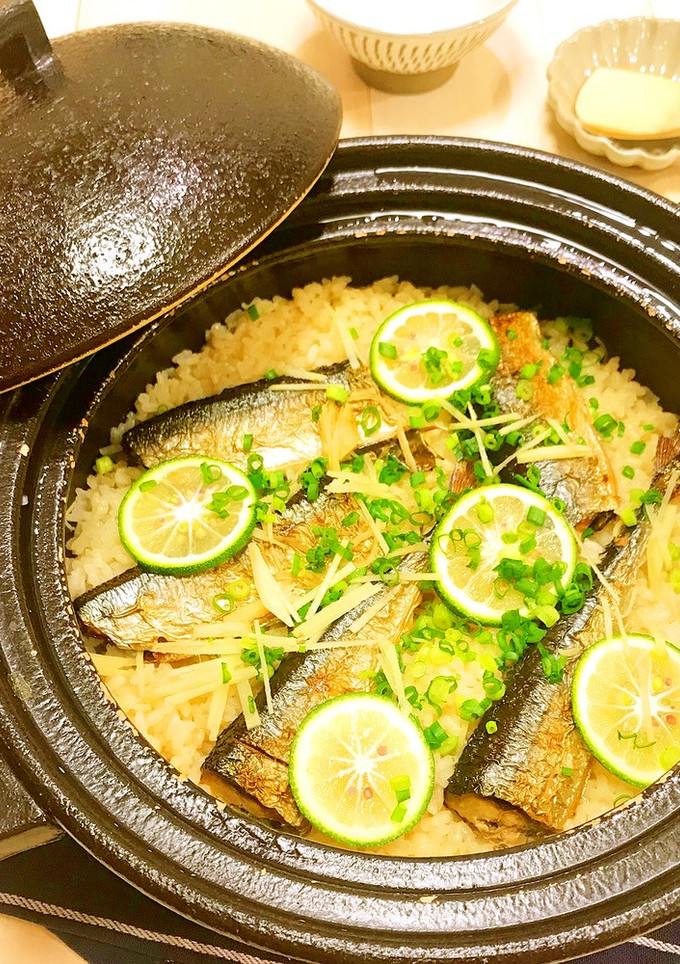 さんまご飯　炊き込みご飯　土鍋ごはん-レシピのメイン写真