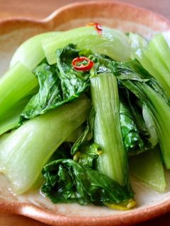 旨い♪チンゲン菜のにんにく炒め-レシピのメイン写真