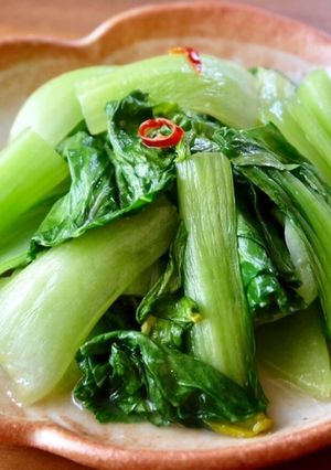 旨い♪チンゲン菜のにんにく炒め-レシピのメイン写真