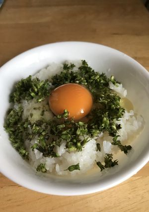 超簡単！しその実のたまごかけごはん☆★-レシピのメイン写真
