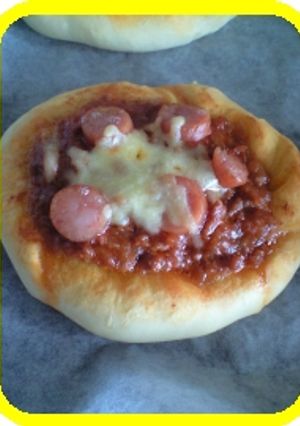 ピザパン-レシピのメイン写真