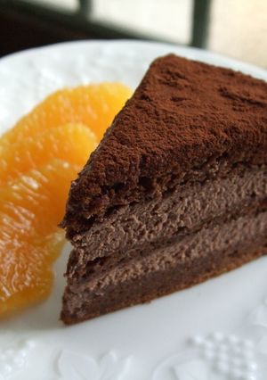 ふんわりとろける チョコレートケーキ-レシピのメイン写真