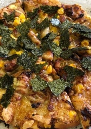 親子で照り焼きチキンピザ　ここから栄養士-レシピのメイン写真