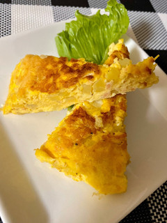 じゃがいもと鮭フレークのオムレツ-レシピのメイン写真