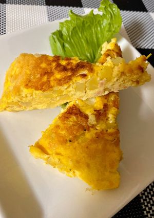 じゃがいもと鮭フレークのオムレツ-レシピのメイン写真