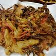 玉葱と紅生姜のかき揚げ