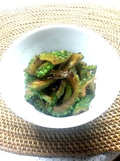 ゴーヤの鰹節炒め-レシピのメイン写真