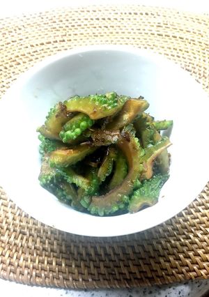 ゴーヤの鰹節炒め-レシピのメイン写真