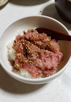 サラダの旨たれ ネギトロ丼-レシピのメイン写真
