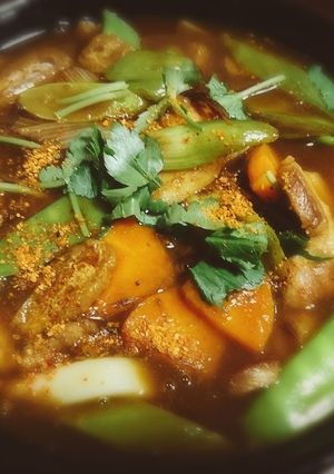 お蕎麦屋さん風！カレーうどん-レシピのメイン写真