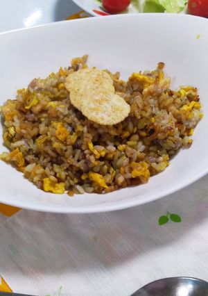 せんべい炒飯-レシピのメイン写真