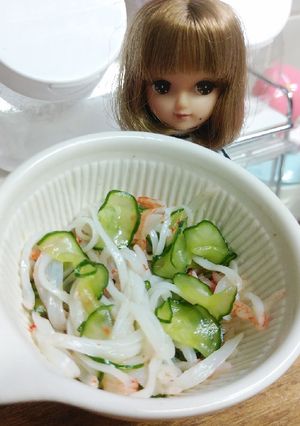 リカちゃん♡さんまさんCM風ꕤカニカマQ-レシピのメイン写真