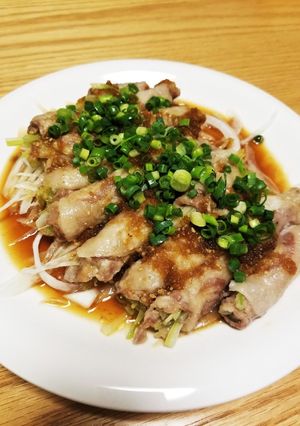 レンジで⭐おろし玉ねぎダレで葱の豚肉巻き-レシピのメイン写真