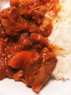 圧力鍋で少しカレーなトマト煮込み-レシピのメイン写真