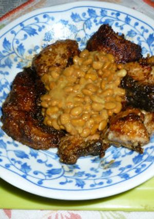 秋鮭のアラの揚げ焼き＋納豆のタパス-レシピのメイン写真