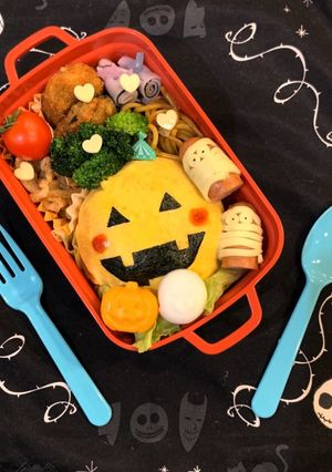 簡単、可愛いハロウィン弁当♡-レシピのメイン写真