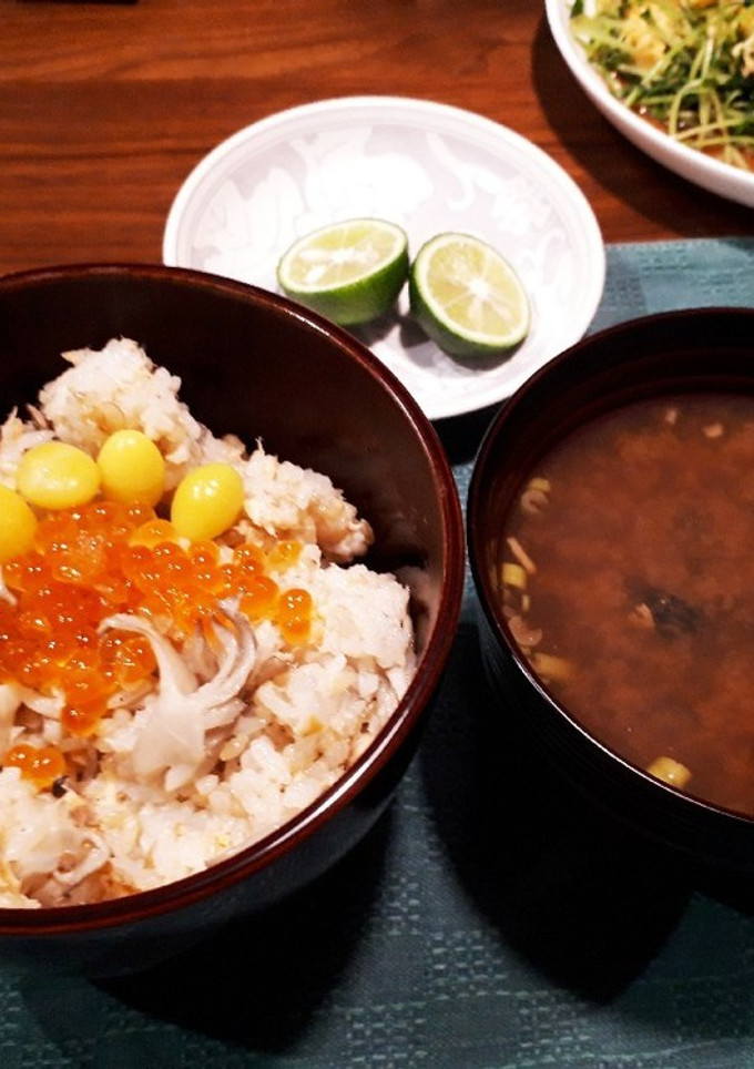 【德風】秋鮭の炊き込み御飯-レシピのメイン写真