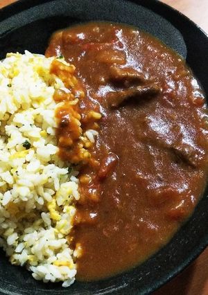 ガーリックライス ホテルカレー-レシピのメイン写真