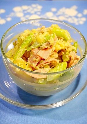 簡単！アスパラとごろごろポテトサラダ-レシピのメイン写真