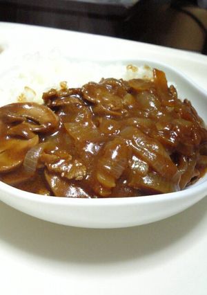 15分で出来るヘルシー簡単ハヤシライス-レシピのメイン写真