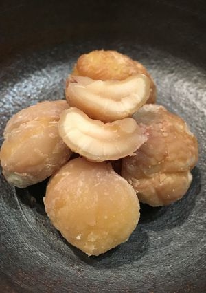 栗　下茹で-レシピのメイン写真