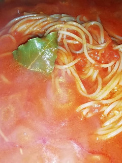 トマトソースパスタ鍋-レシピのメイン写真