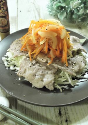 香味野菜　焼き肉サラダ-レシピのメイン写真