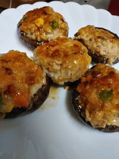 お弁当に椎茸の肉詰め-レシピのメイン写真