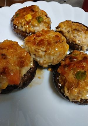 お弁当に椎茸の肉詰め-レシピのメイン写真