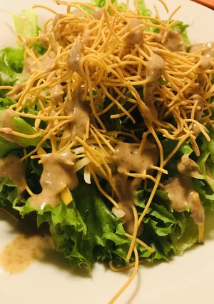 サッとサラダ●レタスとサラダ麵のサラダ-レシピのメイン写真