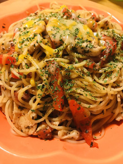 トマト缶&赤ワインのトマトソースパスタ-レシピのメイン写真