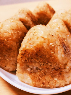適当!醤油香ばしい焼きおにぎり♪-レシピのメイン写真
