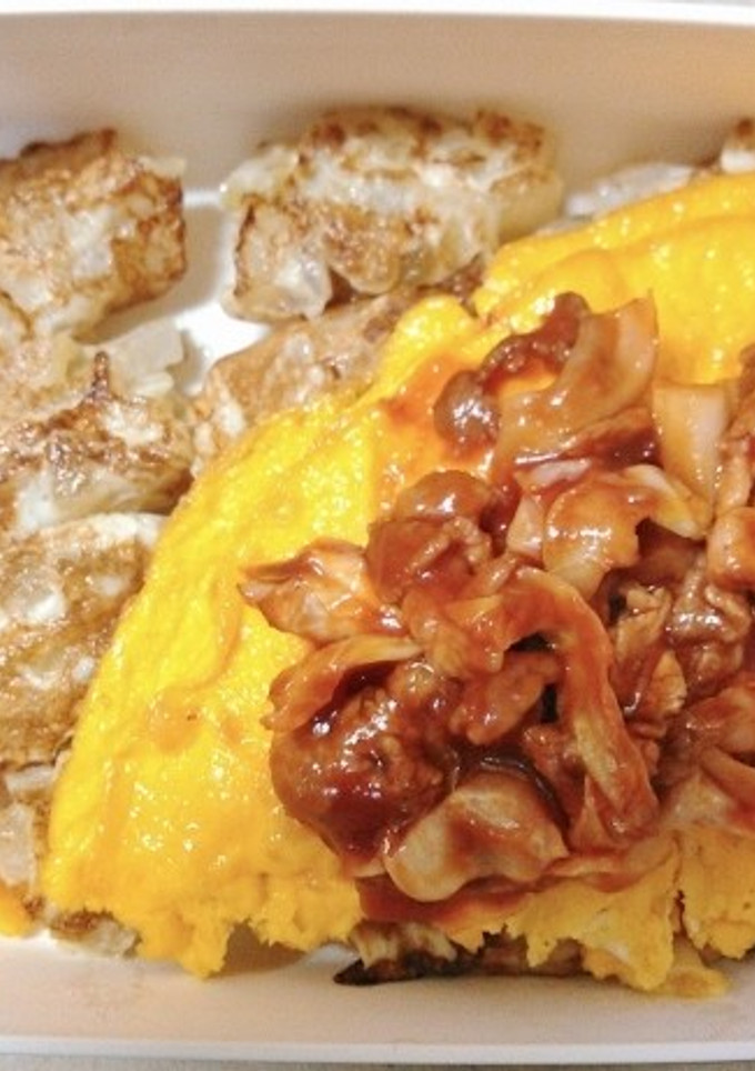 玉ねぎの卵白焼き団子と洋風卵焼き-レシピのメイン写真
