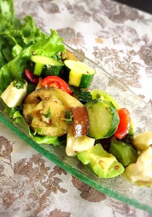 モッツァレラチーズと夏野菜の和え物-レシピのメイン写真