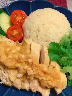 *簡単!炊飯器で!海南チキンライス*-レシピのメイン写真